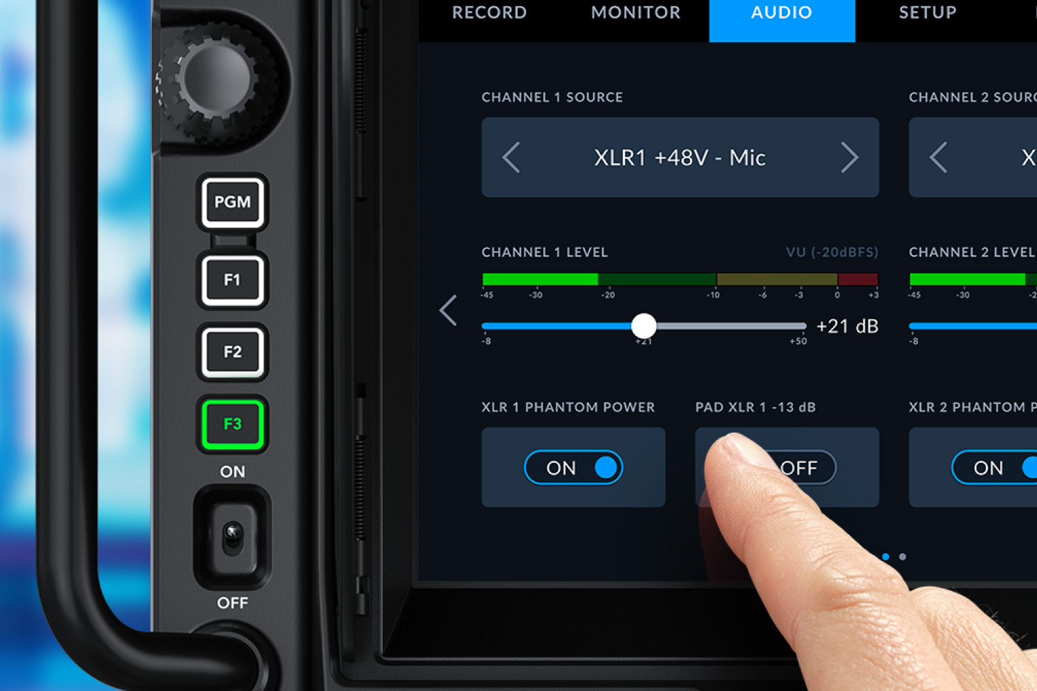 Studio Camera Interface Blackmagic Studio Camera | Blackmagic Design