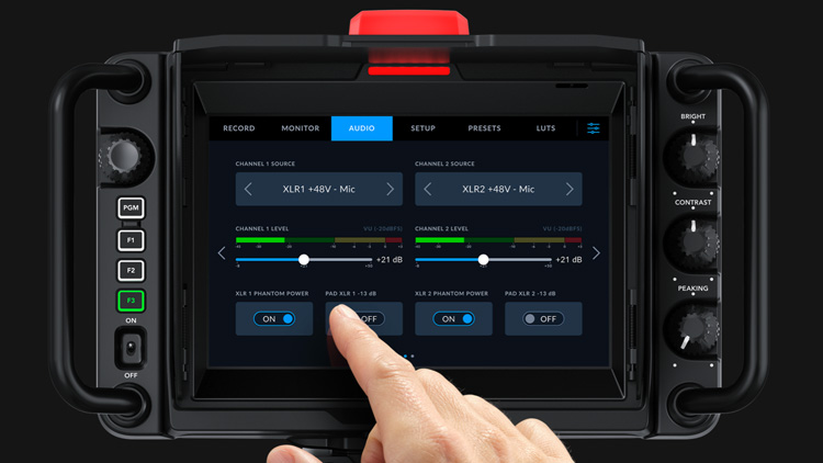 Studio Camera Interface Blackmagic Studio Camera – Models | Blackmagic Design