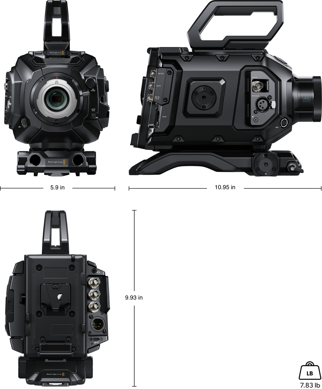 URSA Broadcast – Tech Specs | Blackmagic Design