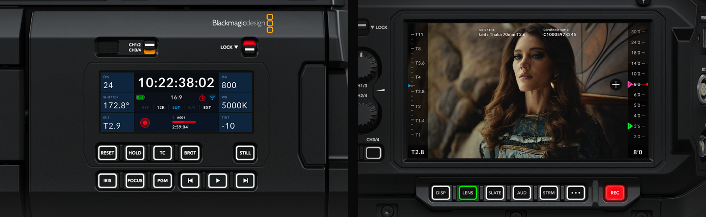 High Resolution Monitoring and Camera Control