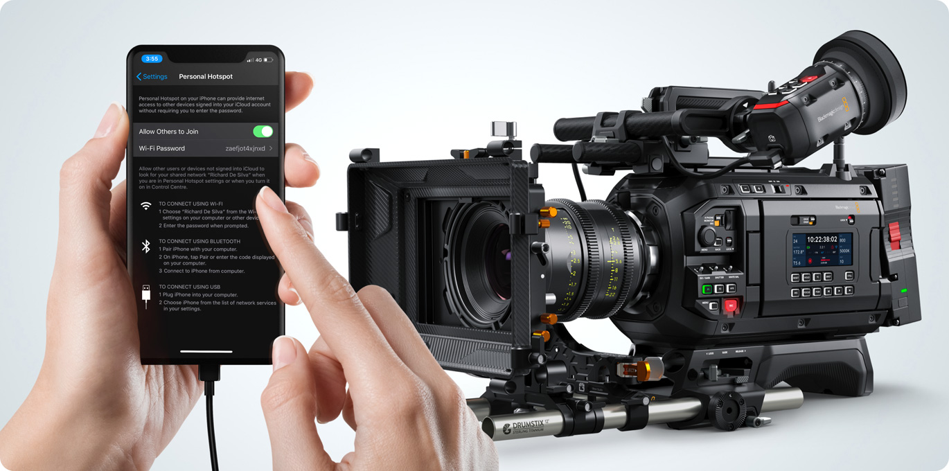 Connect 5G or 4G Phones for Mobile Data