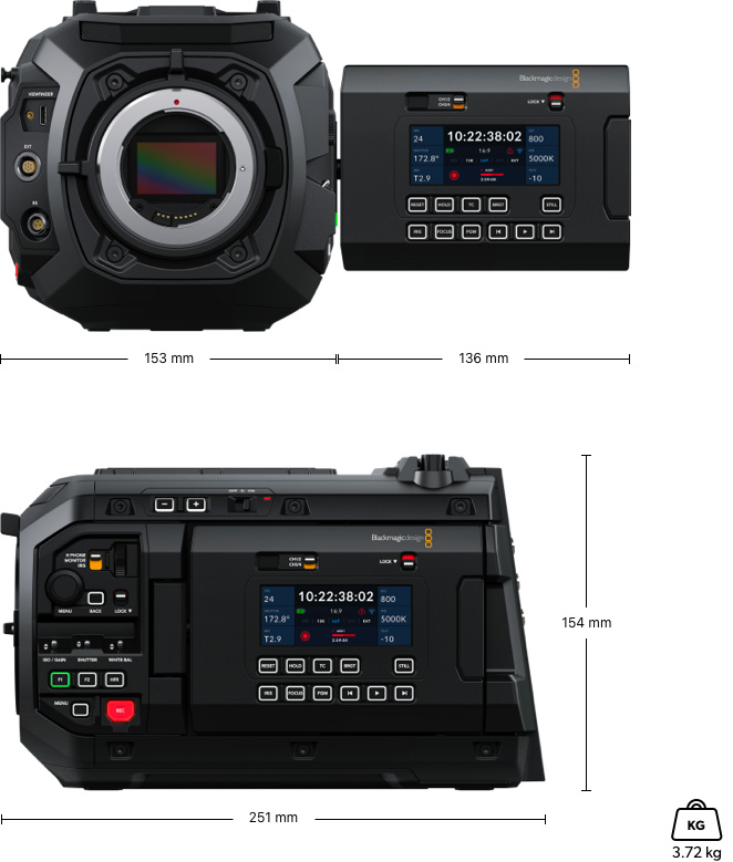 Blackmagic URSA Cine 12K LF 100G Body