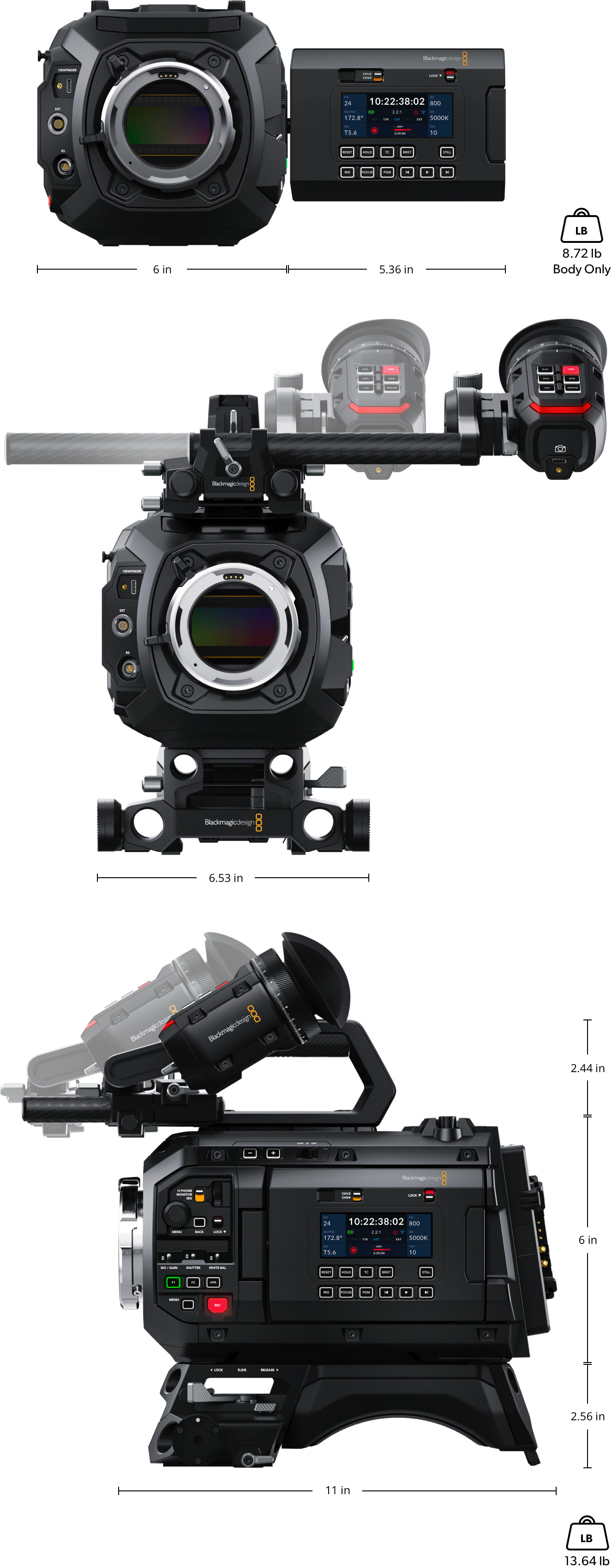 Blackmagic URSA Cine – Tech Specs | Blackmagic Design