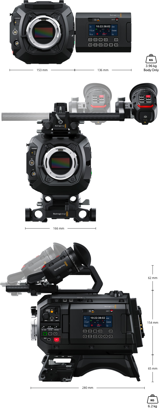 Blackmagic URSA Cine 17K 65 + EVF