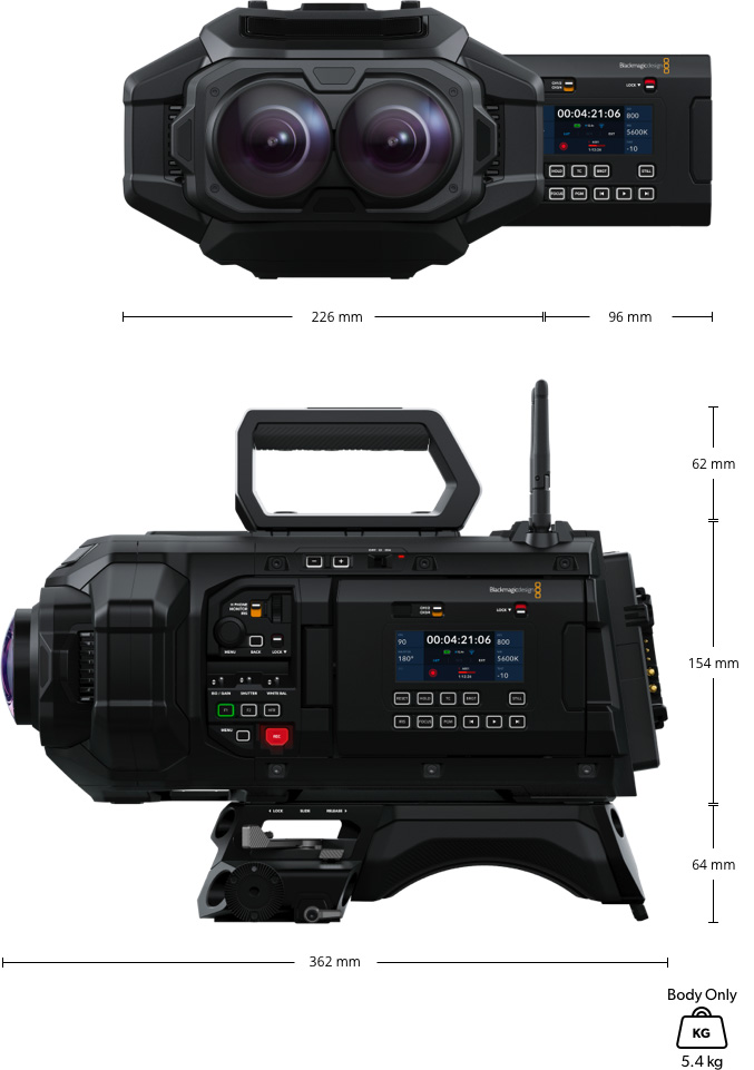 Blackmagic URSA Cine – Especificaciones | Blackmagic Design
