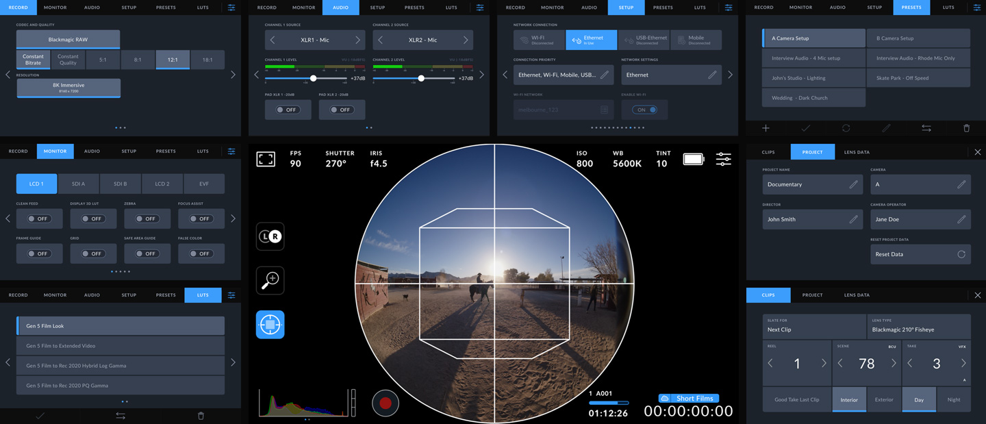 Powered by Blackmagic OS