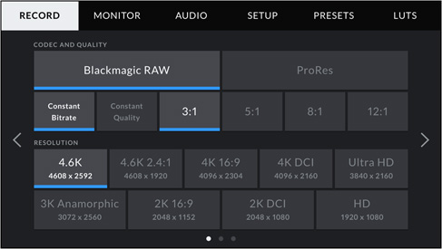 Blackmagic Ursa Mini Pro 软件 Blackmagic Design