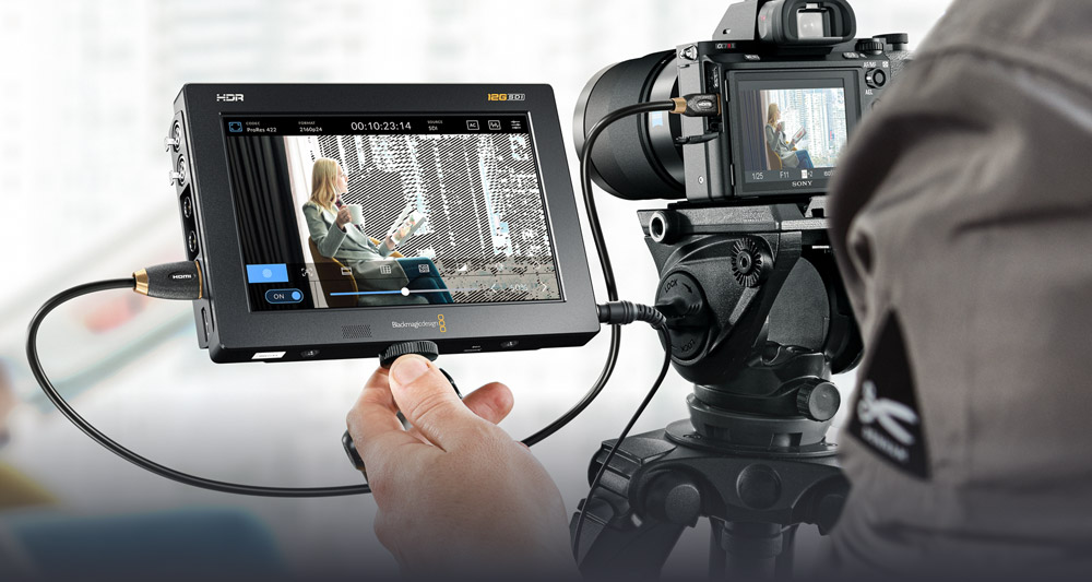 Blackmagic Video Assist 12G HDR 5インチ目立った傷はなく完動美品です