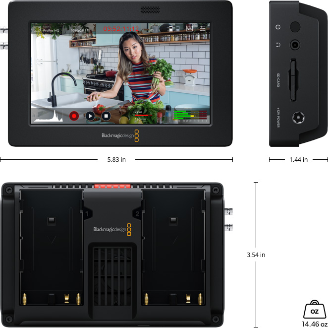 Blackmagic Video Assist 5” 12G HDR【美品】