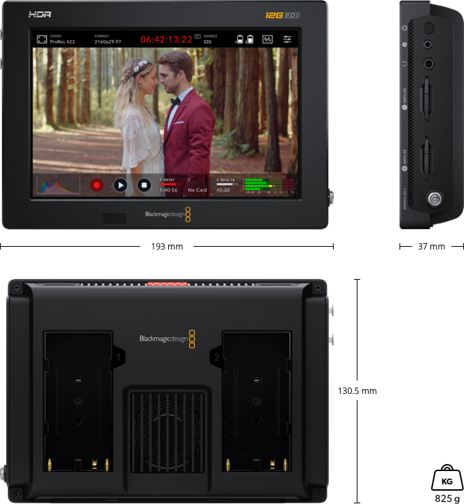 Blackmagic Video Assist 7” 12G HDR