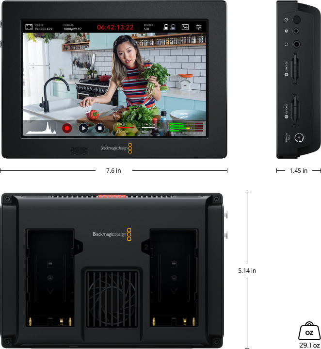 Blackmagic Video Assist – Tech Specs | Blackmagic Design