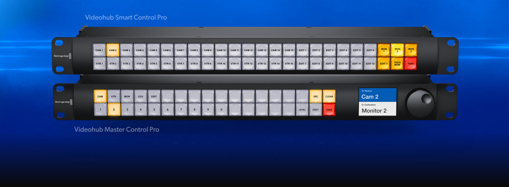 Videohub Smart Control Pro and Videohub Master Control Pro