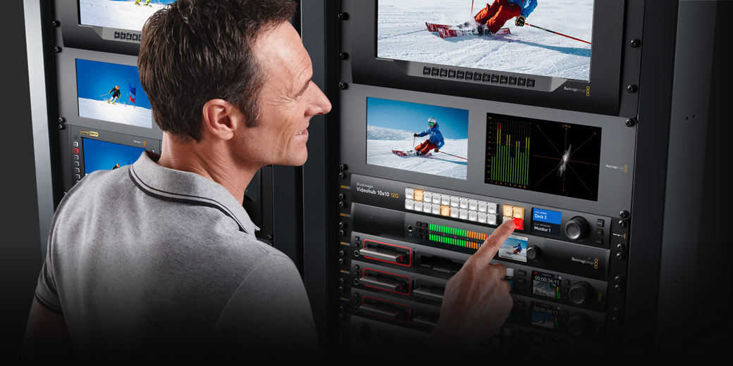 Blackmagic Design Videohub 10x10 12G Zero-Latency