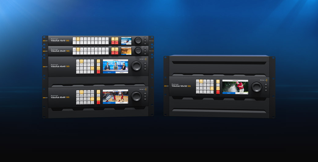 Blackmagic Videohub - Front