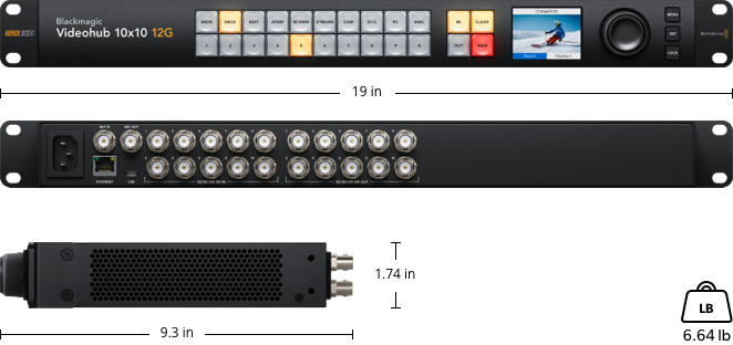 Blackmagic Videohub 10x10 12G