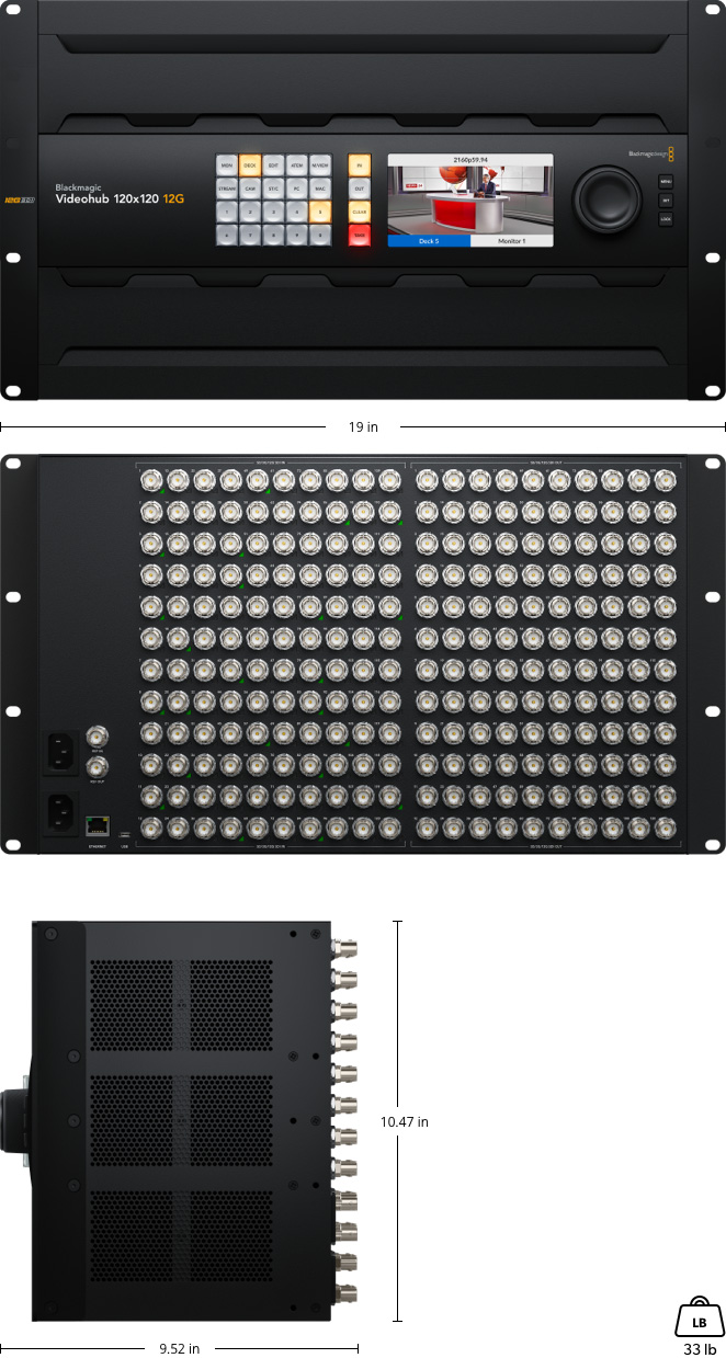 Blackmagic Videohub – Tech Specs | Blackmagic Design