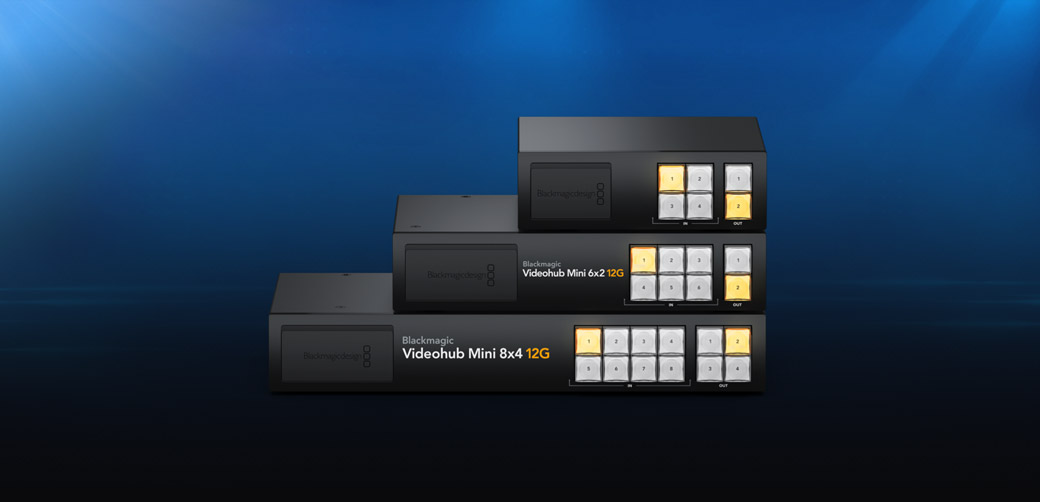 Blackmagic Videohub - Передняя часть