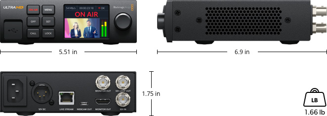 Blackmagic Web Presenter – Tech Specs | Blackmagic Design