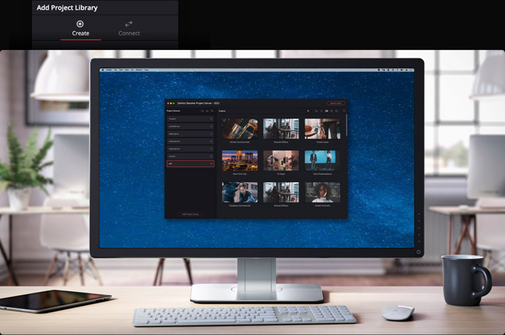 what is davinci resolve project server work