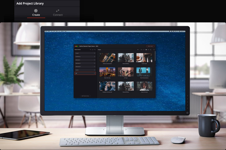 DaVinci Resolve Project Server