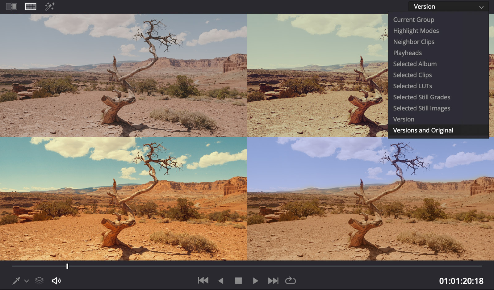 Shot Comparison