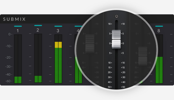 Motorized Faders