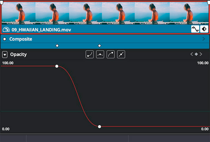 Customize animations in the timeline curve editor