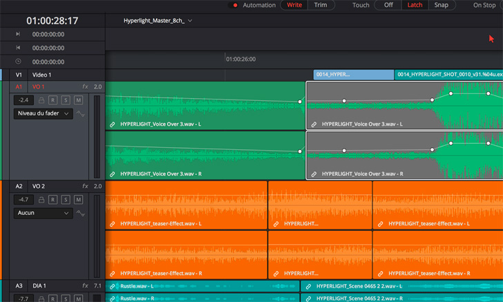 fairlight davinci resolve 16