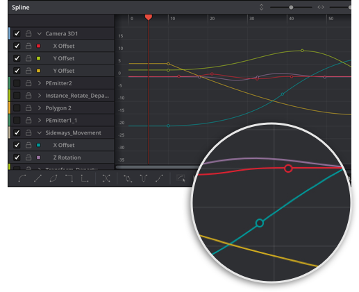 Spline Based Motion Graphics Animation Overlay