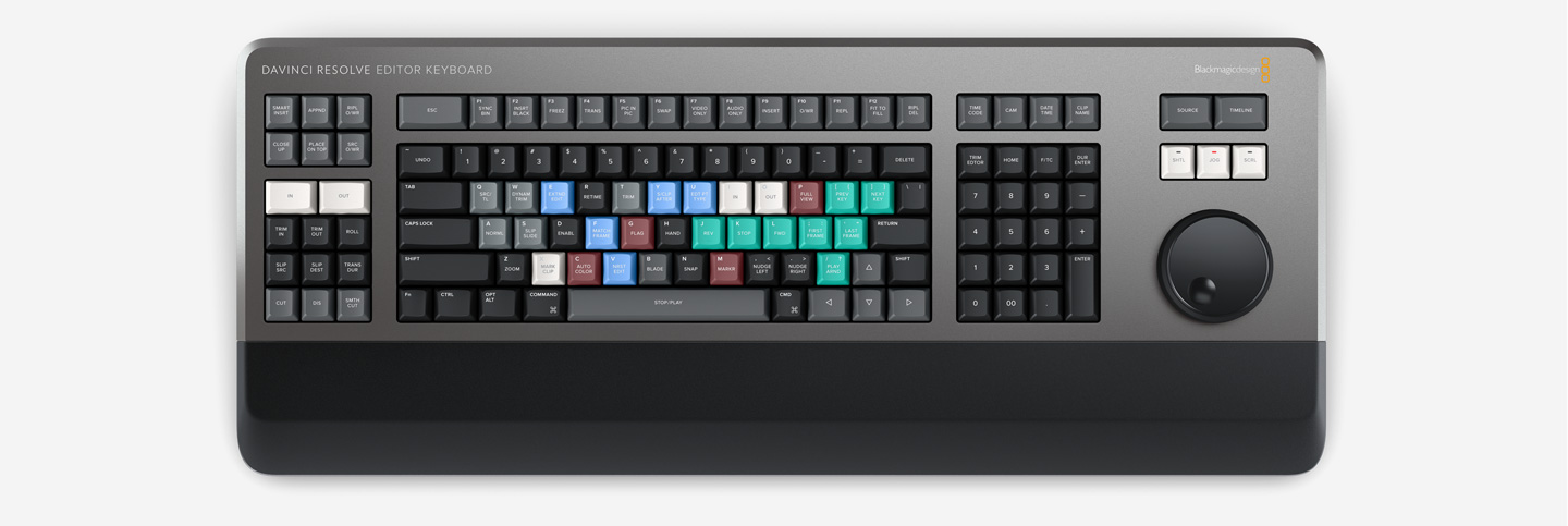 DaVinci Resolve 18 – Keyboard | Blackmagic Design