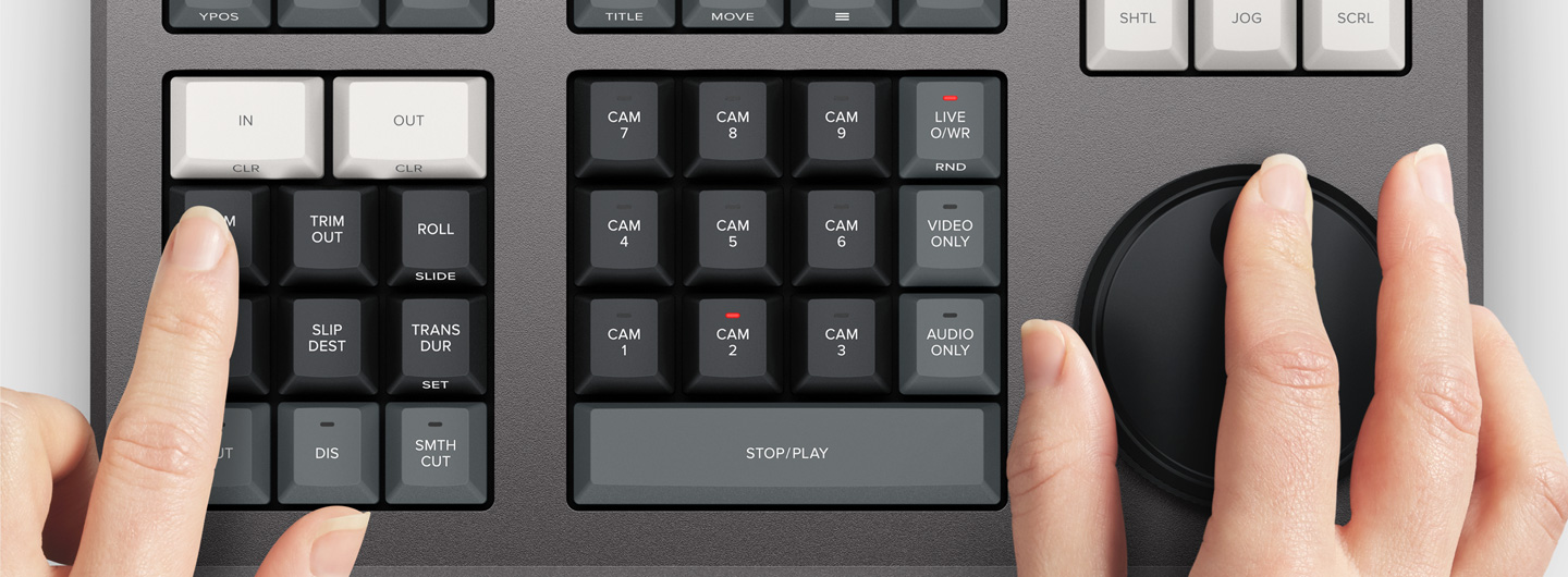 davinci resolve speed editor keyboard