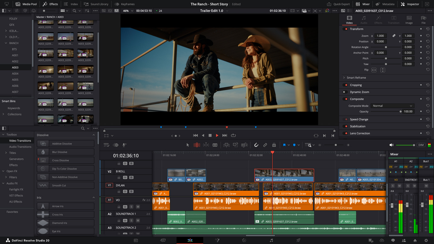DaVinci Resolve 18 Edit Page