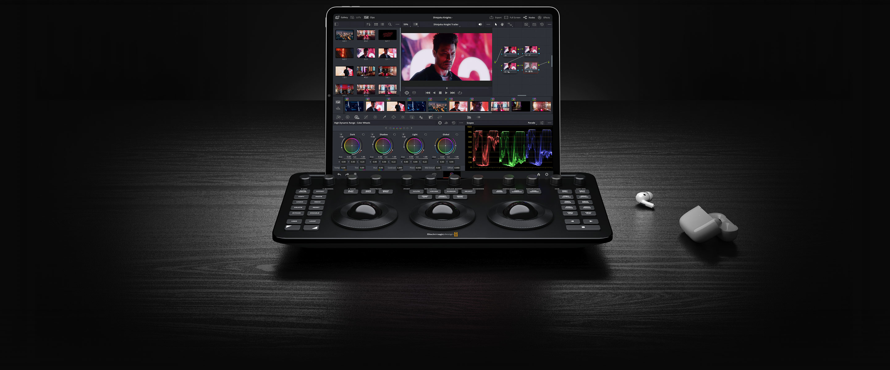 DaVinci Resolve Micro Color Panel