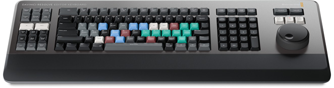 DaVinci Resolve Editor Keyboard