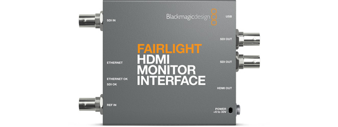 Fairlight HDMI Monitor Interface