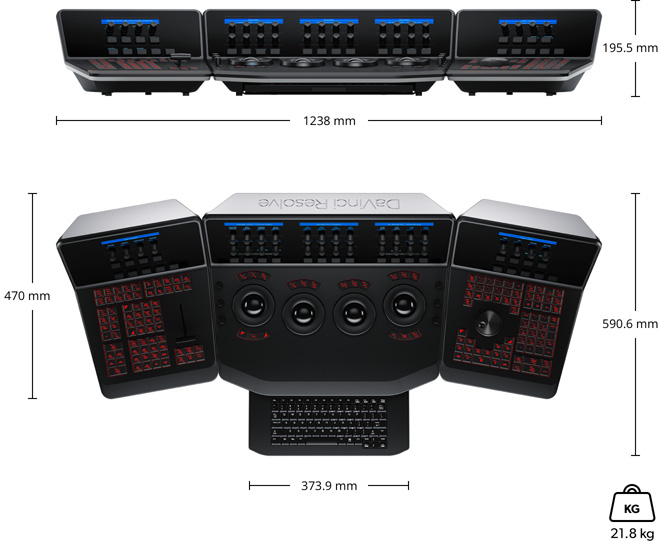 DaVinci Resolve Advanced Panel