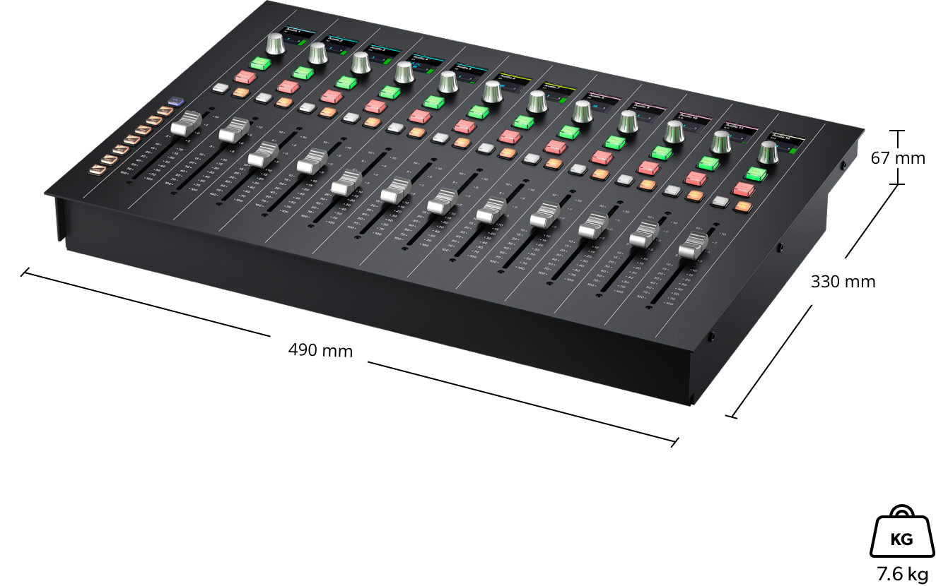 Blackmagic Fairlight Console Channel Fader Broadmedia