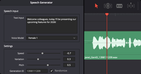 Advanced AI Speech Generator