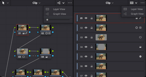 Layer List View in Node Editor