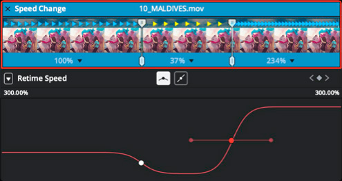 Optical Flow Speed Change