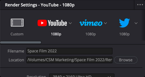 Upload Directly to YouTube, Vimeo, Twitter