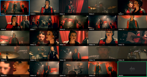 View 25 Simultaneous Multicam Angles