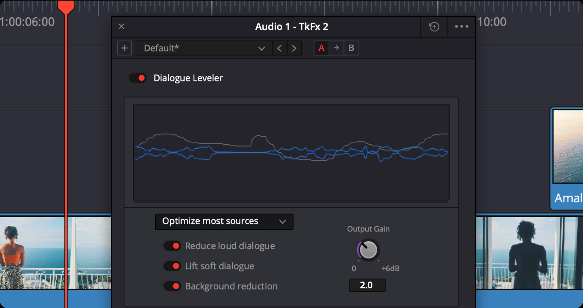 Built-in Dialogue Leveler