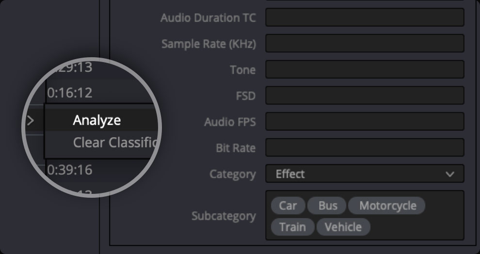AI-based audio classification