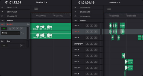 Improved Decomposition of Nested Timelines