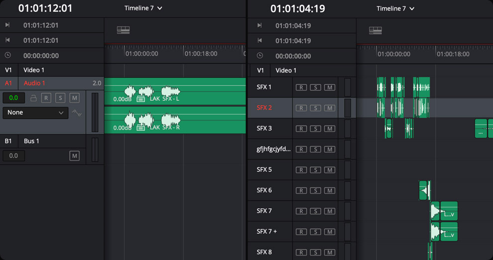 Improved Decomposition of Nested Timelines
