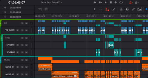 Manage Audio Tracks with Folders