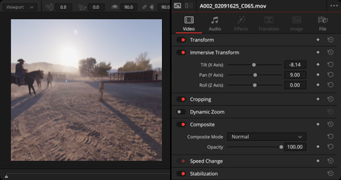 VR180 and VR360 Immersive Workflow