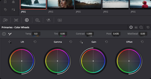 Support for DaVinci Color Tools