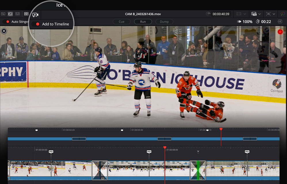 Add Replays into Timeline for Post Production